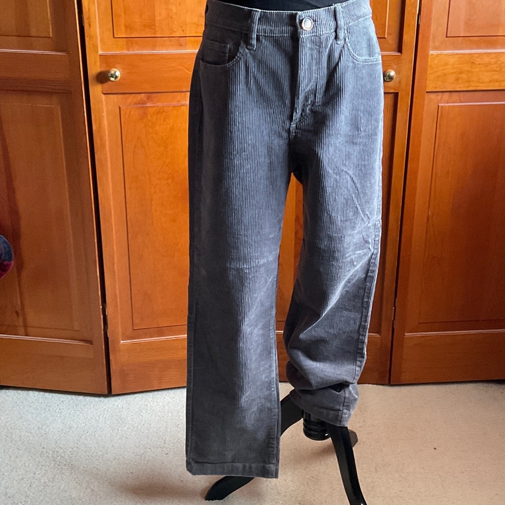 LOFT Gray Straight Leg Pants